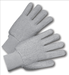 West Chester T24KWG Cotton Double-Palm Terry Gloves Gray